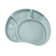 오가닉팩토리 실리콘 유아식판, 민트, 흡착식판, 1개