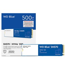 WD Blue SN570 NVMe SSD M.2 2280, WDS500G3B0C, 500GB