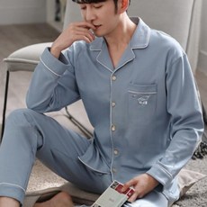 클린온 순면 잠옷 상하의 세트