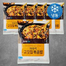 집으로ON 고깃집 마무리 볶음밥 (냉동), 230g, 6개 - 아기상어볶음밥