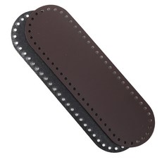 橢圓形迷你袋底 24*7cm, 1個, 深棕色