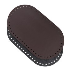 Mamanite 袋底橢圓形豐滿迷你 23 x 13cm, 1個, 深棕色