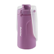 바비온 강아지 댕댕보틀 휴대용 실리콘 산책 물통 400ml, 퍼플, 1개