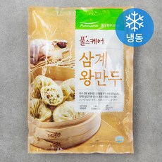 풀스케어 삼계 왕만두 (냉동), 1.4kg, 1개