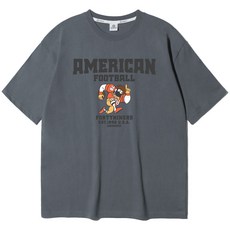 앨빈클로 아메리칸 풋볼 오버핏 반팔 티셔츠 AST3766
