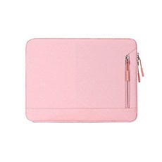튼튼 간편한 심플 노트북 파우치, 핑크