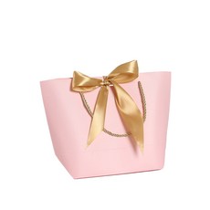올하이 선물포장용 고급 종이 쇼핑백 5p, 01 분홍색