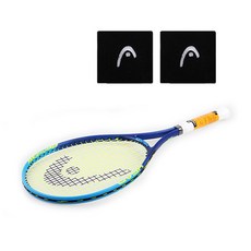 헤드TI CONQUEST NEW 테니스 + 손목밴드 7cm 2p, 블루(테니스), 랜덤발송(손목밴드)