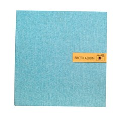 마링 DIY 접착식 포토앨범 33.5 x 32.5, 09 블루(앨범), 화이트(내지), 60매