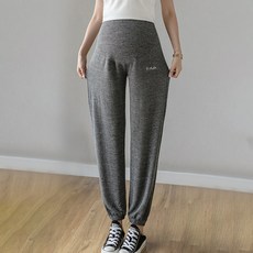 임산부 스포티 쫀쫀한 발목 캐주얼 바지