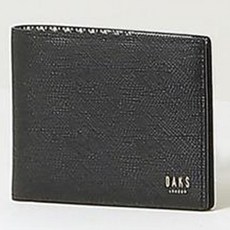 닥스브라운로고장식소가죽중지갑