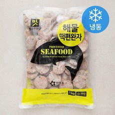 행복한맛남 해물 떡편완자 (냉동), 1kg, 1개