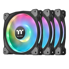 써멀테이크 Riing Duo 12 RGB 라디에이터 팬 TT 프리미엄 에디션 CL-F073-PL12SW-A 3p + Controller세트, 1개