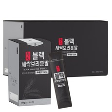 주성 블랙 새싹보리 분말 스틱 30p, 6개, 60g