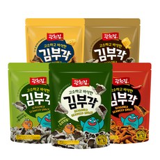 광천김 고소하고 바삭한 김부각 50g x 5종 세트, 1세트