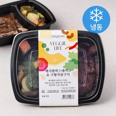 그리팅 베지 함박스테이크 & 구황작물구이 (냉동), 272g, 1개