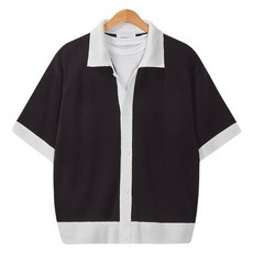 남성카라가디건