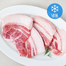 제주 흑돼지 미박 목살 구이용 (냉동), 300g, 1개