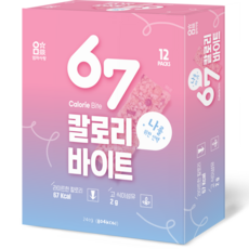 엄마사랑 67칼로리 바이트 시리얼바 12p, 1개, 240g