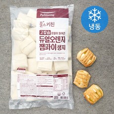 풀무원 풀스키친 고칼슘 호밀이 들어간 듀얼오렌지 쨈파이생지 40입 (냉동), 1.6kg, 1개