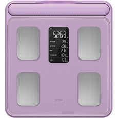 kc인증 가정용 디지털 인바디 체중계 다이어트 필수템 스마트 체지방 측정기 기초대사량 확인, 화이트