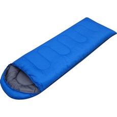 에쉬울프 겨울용 캠핑 침낭 1300g, 블루, 1개