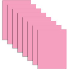 Wonjin Color Hardboard 1T 粉色, 8個, 4 開