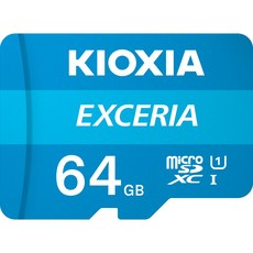 키오시아 엑세리아 XC UHS-I MicroSD 메모리카드 LMEX1L064GG4, 64GB