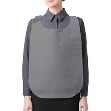 웰프런 일회용 부직포 위생 앞치마, 그레이, 100개