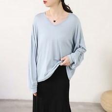 소니오 브이넥 일루쏘셔링 모달티 임부복