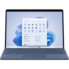 마이크로소프트 2022 서피스 프로9 노트북 13 + 키보드, 256GB, Sapphire(노트북), Sapphire(키보드), QEZ-00049/8XA-00113, 코어i5, WIN11 Home, 8GB