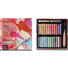 심플리앤 조르조네 소프트 오일파스텔 마카롱, 24색, 1개