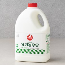 서울우유 유기가공식품 인증 유기농우유, 2.3L, 1개