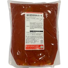 태원식품 테이준 피자소스 K, 1개, 3kg