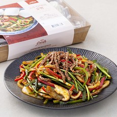 프레시지 99's fresh 고추잡채와 꽃빵, 661g, 1개