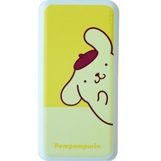 산리오캐릭터즈 듀얼 충전 보조배터리 10000mAh, 폼폼푸린, RPD-10000