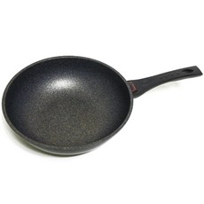 키친아트 열센서 통주물 양면마블 궁중팬, 1개, 28cm