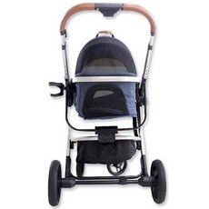  사자 반려동물 고급형 유모차, 네이비 