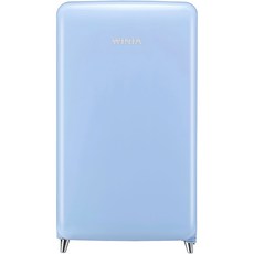 위니아 레트로 소형 냉장고 118L 방문설치, ERT118CB(A), 칵테일 블루