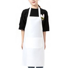 지앤와이 홀서빙 A형 앞치마, 2개, 화이트