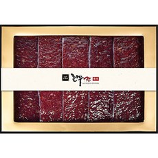 프리미엄 수제 한우 육포 + 쇼핑백 선물 세트, 70g, 1세트