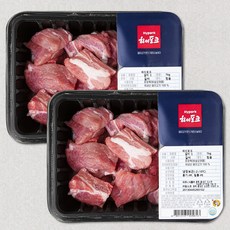 하이포크 산지직송 갈비 찜용 (냉장), 1kg, 2개