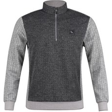 Yamaguchi Golf 男士高爾夫獨特半拉鍊長袖高爾夫襯衫 YG2A420