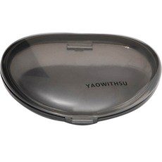 Jeongwol Nana 基本三角透明義齒盒, 黑色的