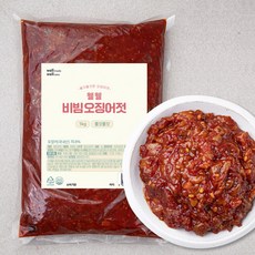 웰웰 비빔오징어젓, 1kg, 1개