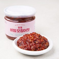웰웰 비빔 오징어젓, 1개, 250g