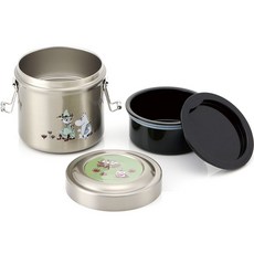무민 휴대용 스텐용기 600ml STLB1AG, 1개, 무민트롤