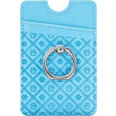 블루마켓 360도 핑거 스트랩 귀여운 발바닥 지갑 케이스, 블루, 1개