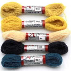 Joy Cross Stitch Appleton Woolsa 5 件套, 1套, 843, 844, 851, 852, 853