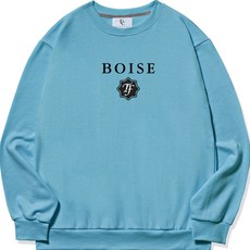 팀스핏 남성용 Boise 고중량 맨투맨 티셔츠